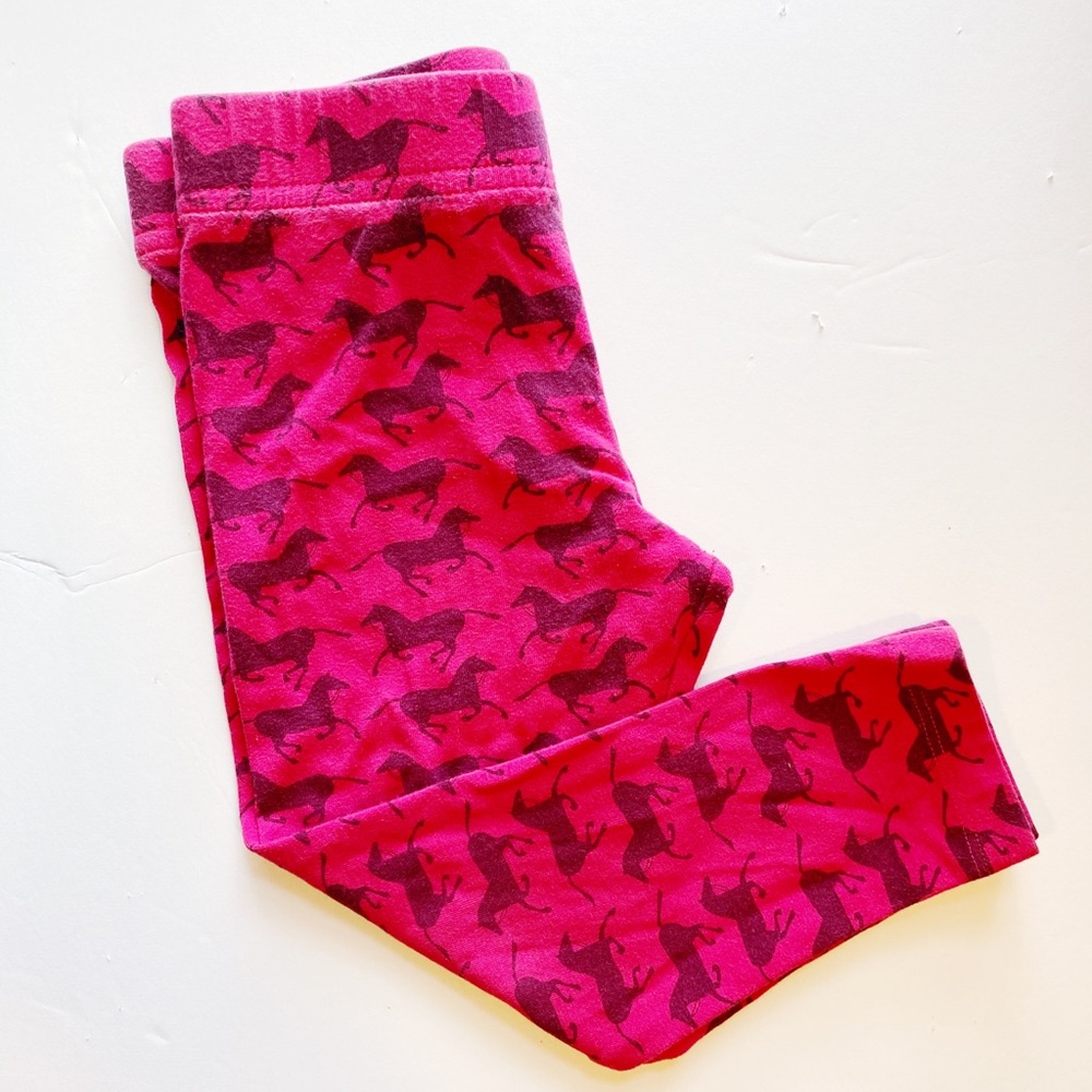 Toddler Girls Lands End Horse Pony Leggings